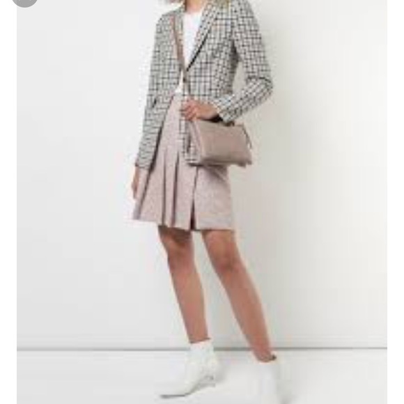 Akris Punto wool plaid mini sz 8